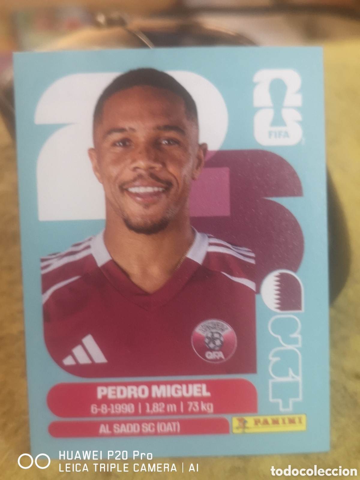 Fu&szlig;ball-Sticker: FIFA WORLD CUP MUNDIAL 2026 PEDRO MIGUEL - QAT 7