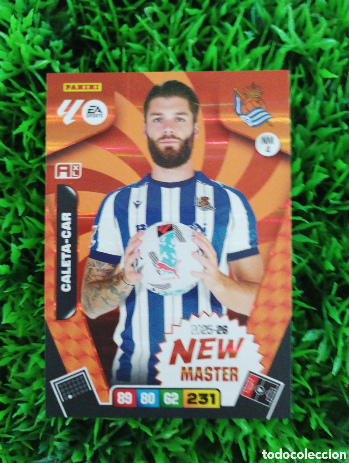 Fu&szlig;ball-Sticker: Caleta-Car Real Sociedad NEW MASTER Adrenalyn 25-26 # NM 4