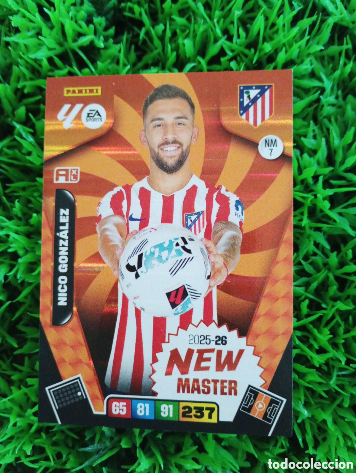 Fu&szlig;ball-Sticker: Nico Gonzalez Atletico De Madrid NEW MASTER Adrenalyn 25-26 # NM 7