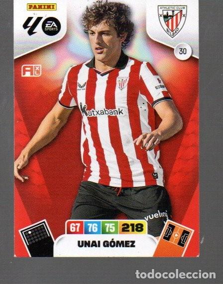 Cromos de Futebol: CROMO DE FUTBOL XL ADRENALYN PANINI N&ordm; 30 DE BILBAO UNAI G&Oacute;MEZ