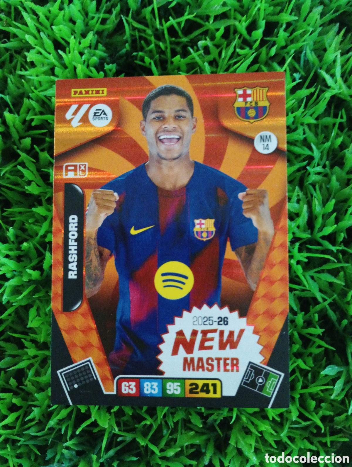 Fu&szlig;ball-Sticker: Rashford Barcelona NEW MASTER Adrenalyn 25-26 # NM 14
