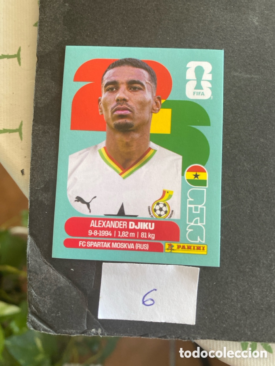 Figurine di Calcio: Cromo Ghana Mundial 2026 N* 6 nuevo