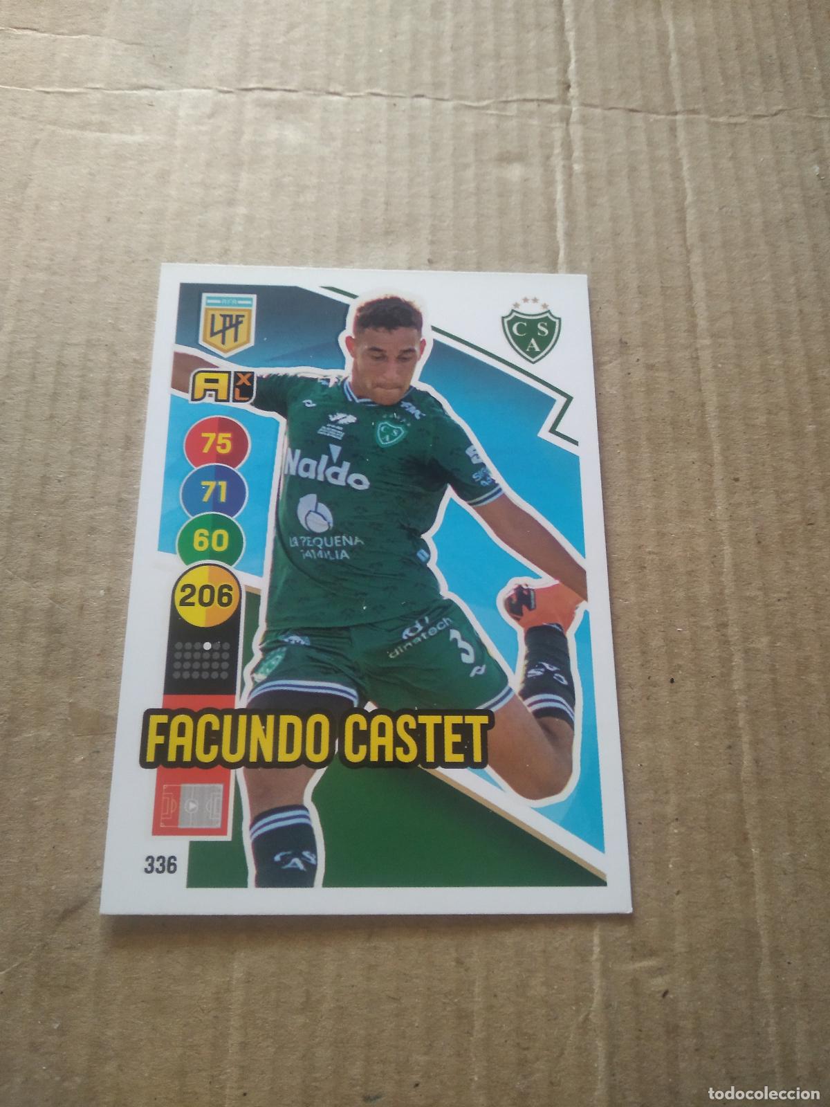 Figurine di Calcio: 336 FACUNDO CASTET SARMIENTO CROMO FUTBOL ARGENTINO PANINI LIGA ARGENTINA 2021 ADRENALYN