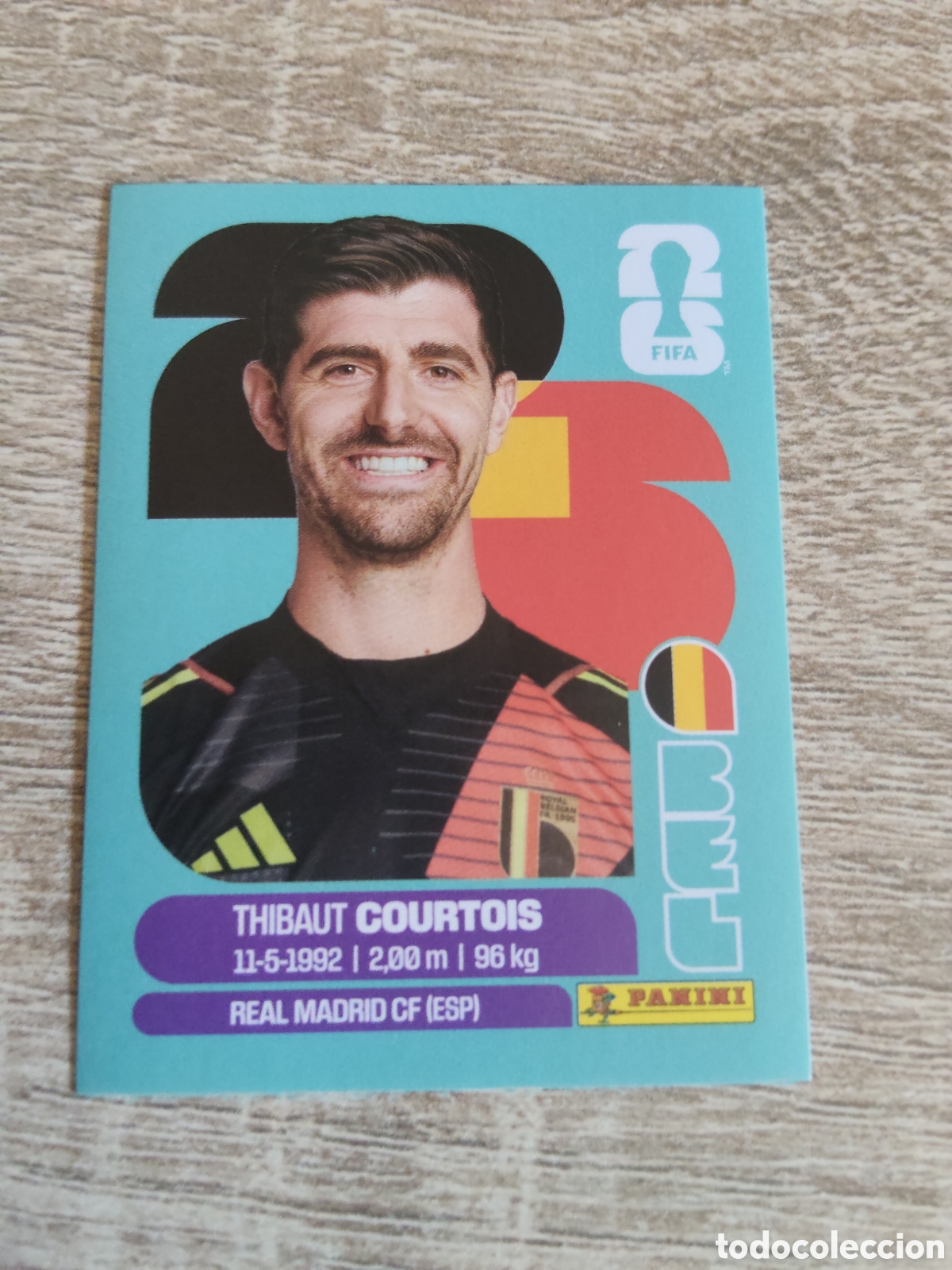 Figurine di Calcio: Panini mundial 2026 BEL 2 Thibaut Courtois B&eacute;lgica