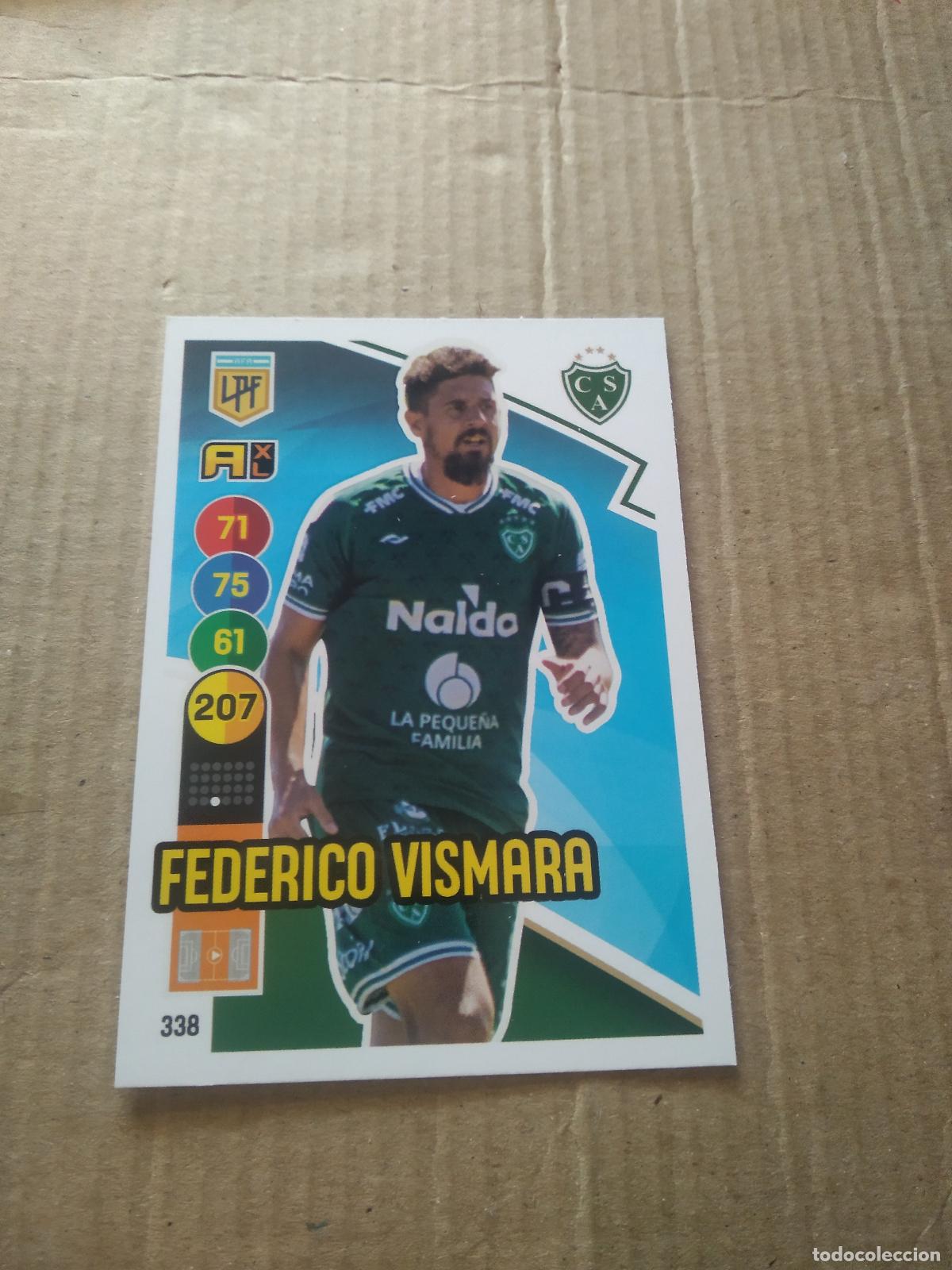 Figurine di Calcio: 338 FEDERICO VISMARA SARMIENTO CROMO FUTBOL ARGENTINO PANINI LIGA ARGENTINA 2021 ADRENALYN