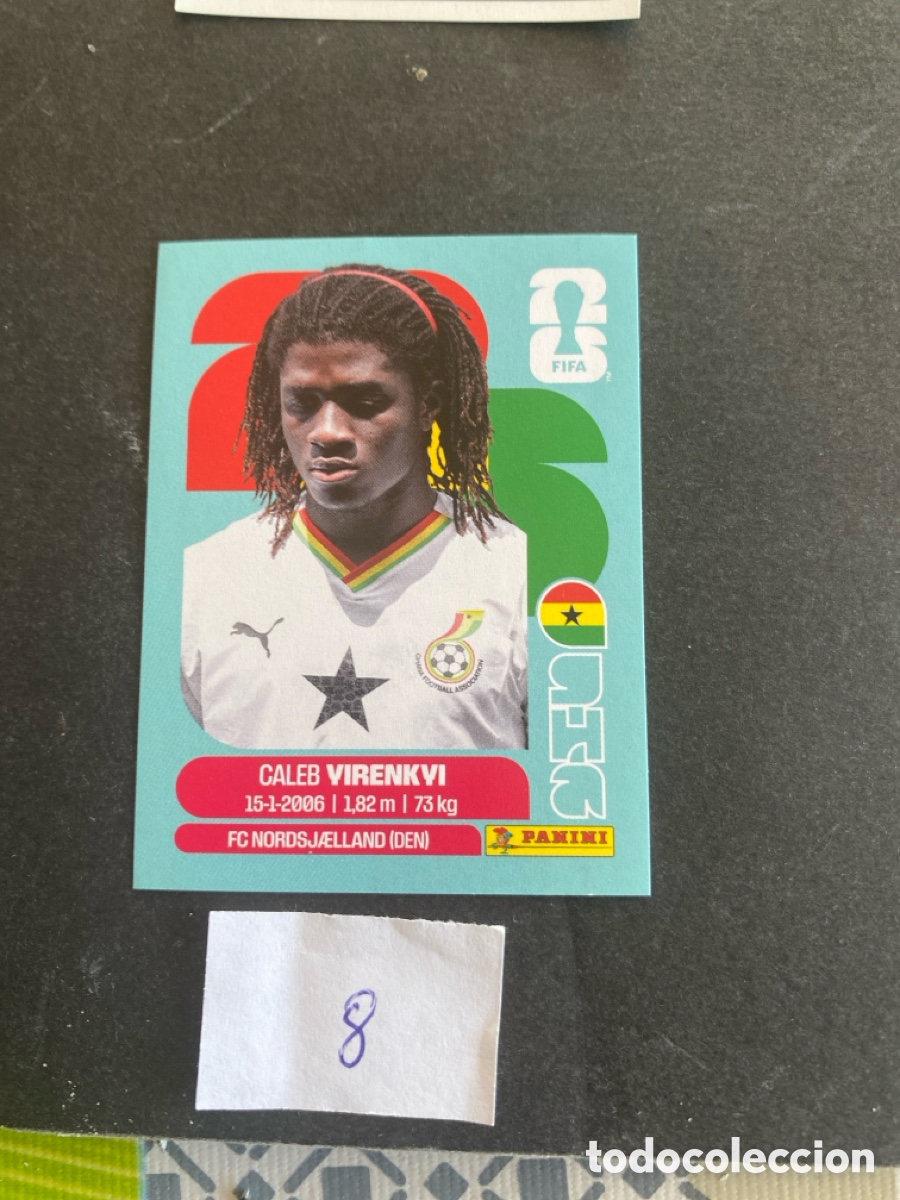 Figurine di Calcio: Cromo Ghana Mundial 2026 N* 8 nuevo