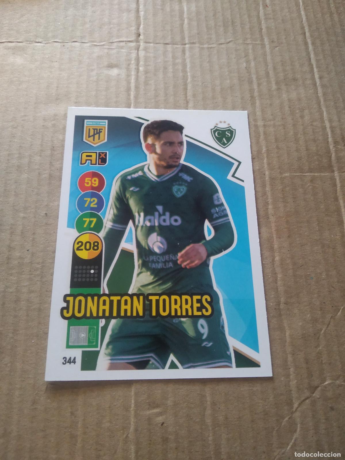 Figurine di Calcio: 344 JONATAN TORRES SARMIENTO CROMO FUTBOL ARGENTINO PANINI LIGA ARGENTINA 2021 ADRENALYN