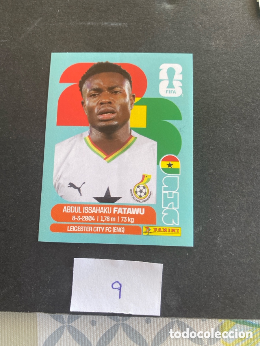 Cromos de F&uacute;tbol: Cromo Ghana Mundial 2026 N* 9 nuevo