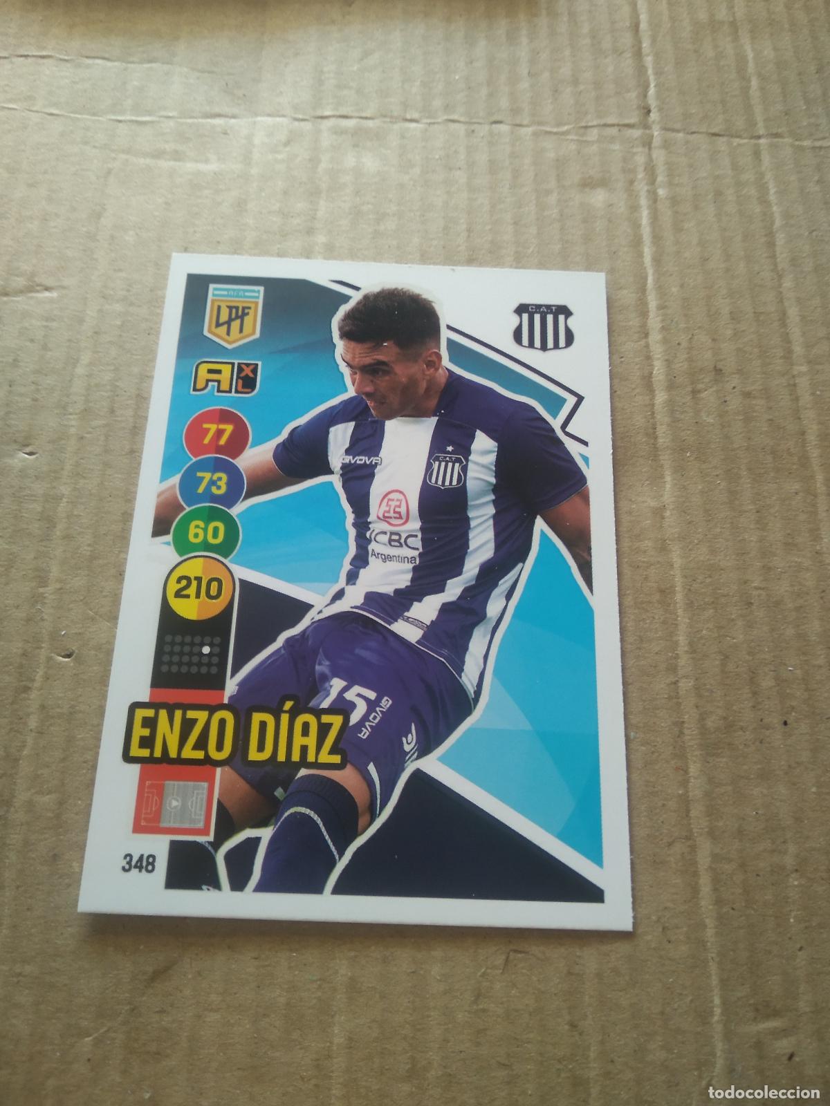 Cromos de F&uacute;tbol: 348 ENZO DIAZ TALLERES CROMO FUTBOL ARGENTINO PANINI LIGA ARGENTINA 2021 ADRENALYN