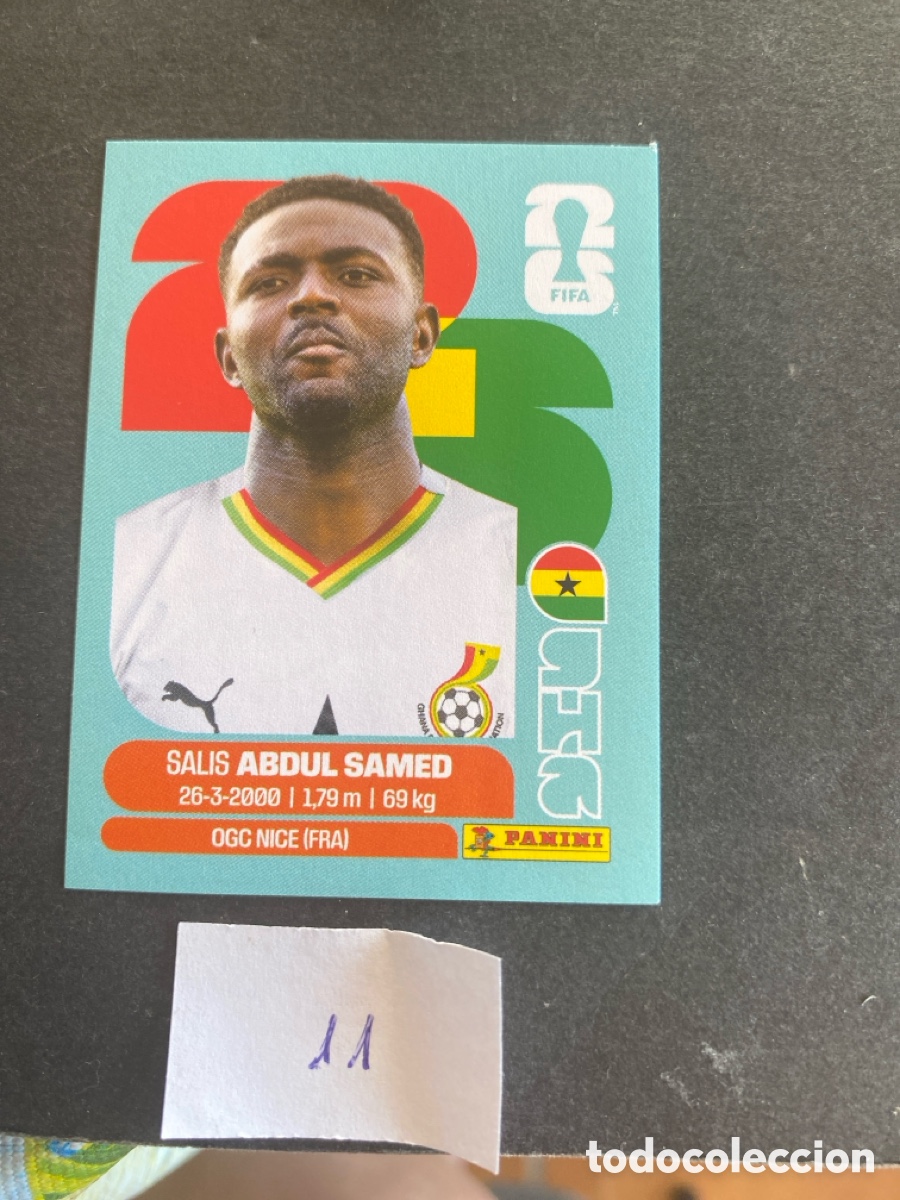 Cromos de F&uacute;tbol: Cromo Ghana Mundial 2026 N* 11 nuevo