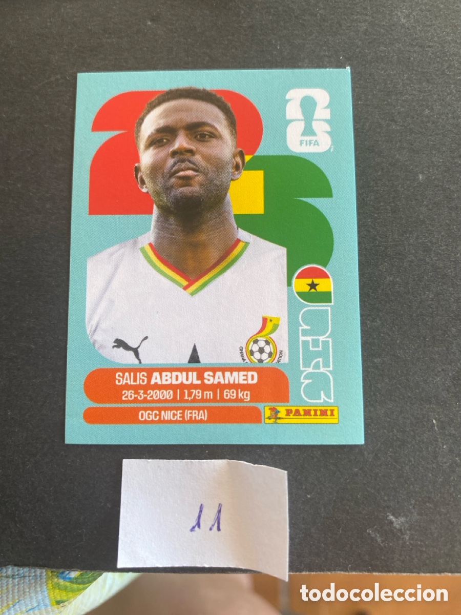 Cromos de F&uacute;tbol: Cromo Ghana Mundial 2026 N* 11 nuevo