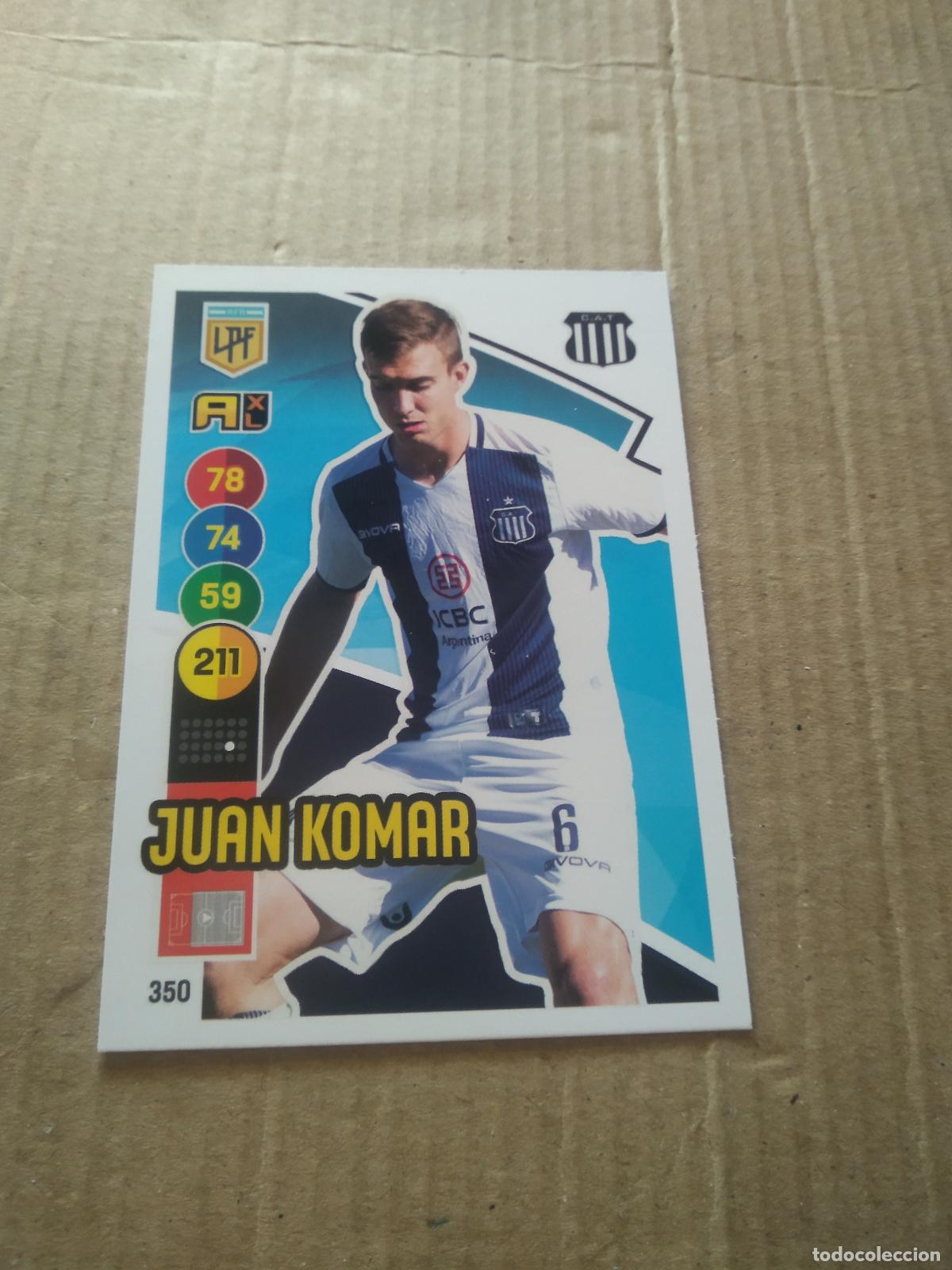 Cromos de F&uacute;tbol: 350 JUAN KOMAR TALLERES CROMO FUTBOL ARGENTINO PANINI LIGA ARGENTINA 2021 ADRENALYN
