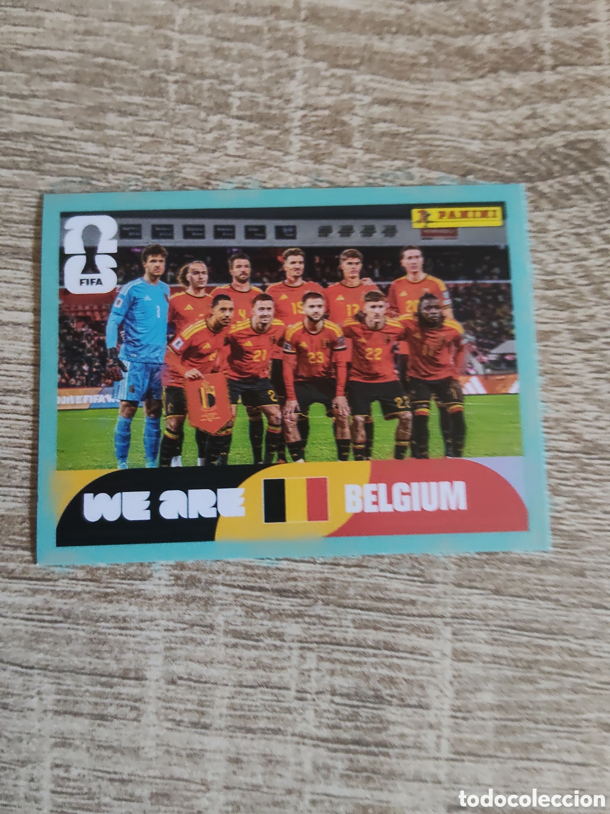 Cromos de F&uacute;tbol: Panini mundial 2026 BEL 13 alineaci&oacute;n B&eacute;lgica