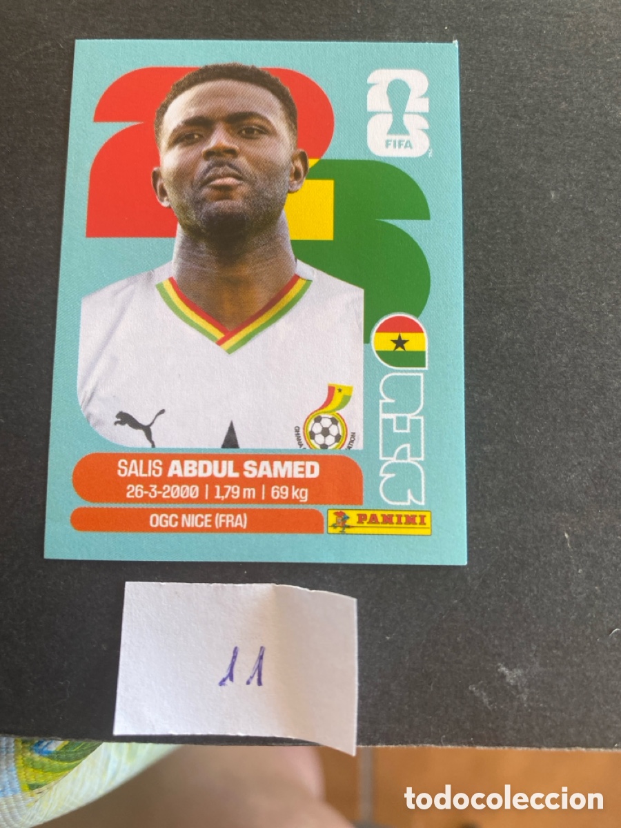 Cromos de F&uacute;tbol: Cromo Ghana Mundial 2026 N* 11 nuevo