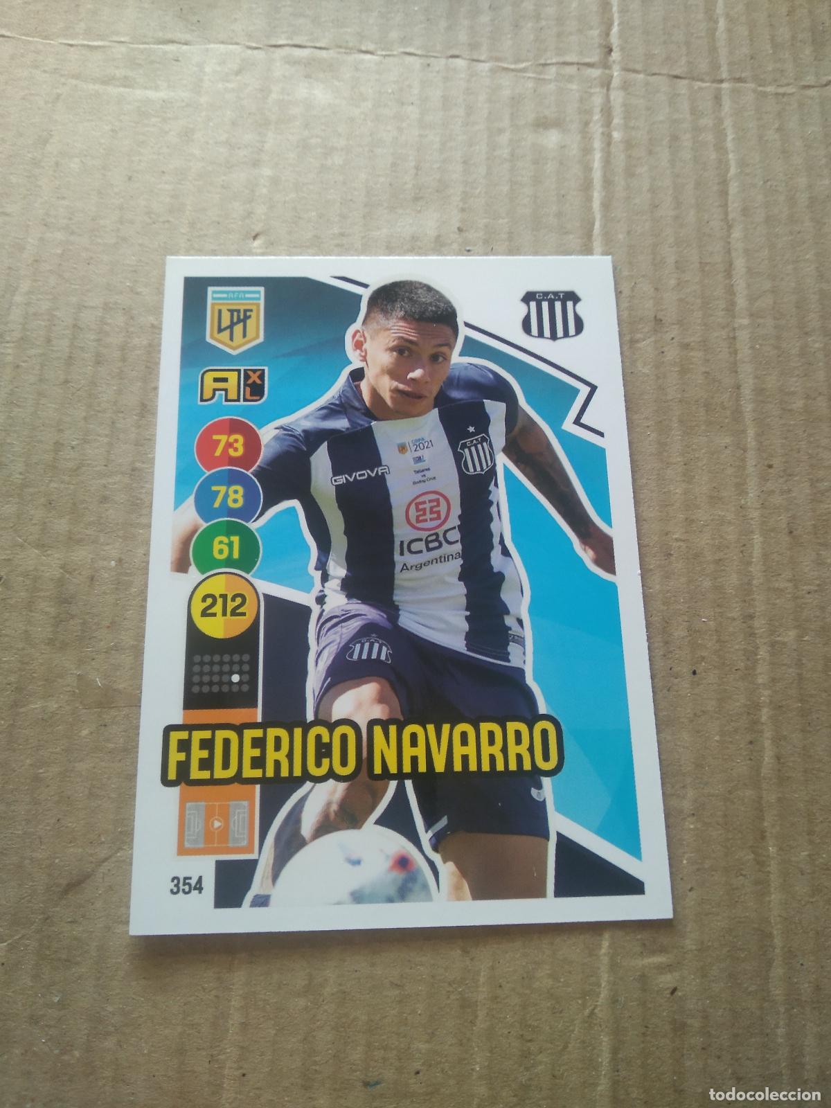 Cromos de F&uacute;tbol: 354 FEDERICO NAVARRO TALLERES CROMO FUTBOL ARGENTINO PANINI LIGA ARGENTINA 2021 ADRENALYN
