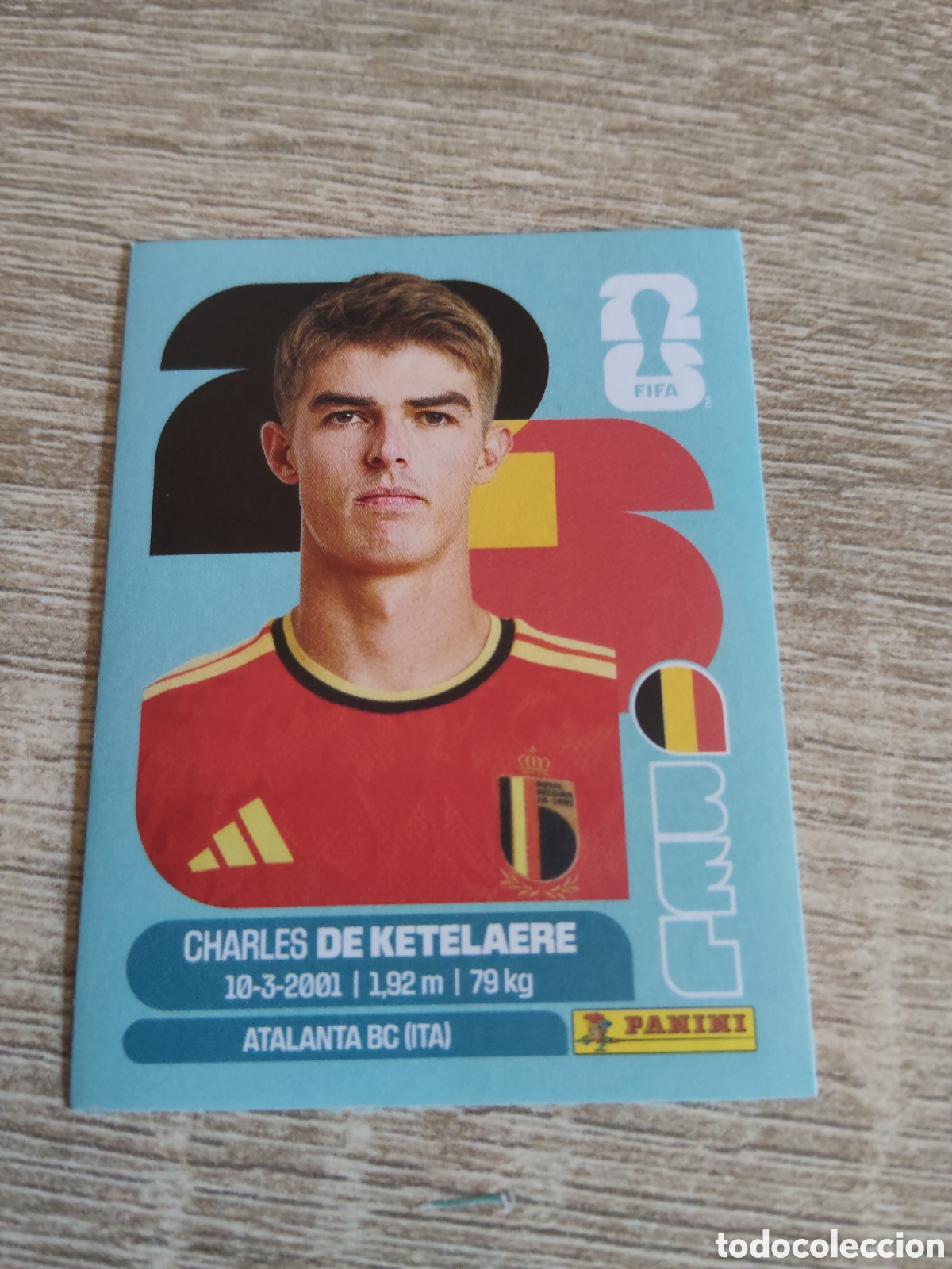 Cromos de F&uacute;tbol: Panini mundial 2026 BEL 17 Charles De Ketelaere B&eacute;lgica