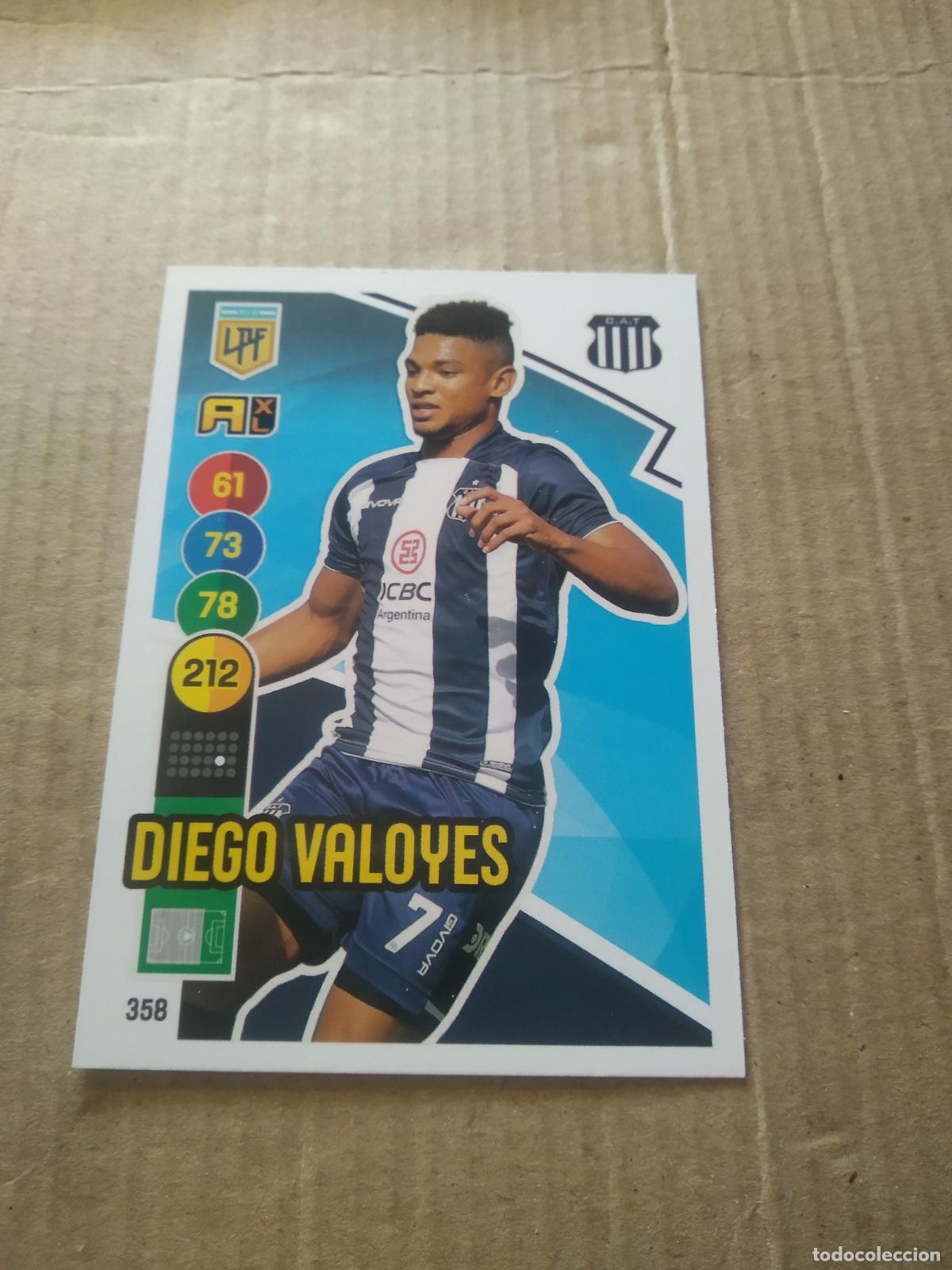 Cromos de F&uacute;tbol: 358 DIEGO VALOYES TALLERES CROMO FUTBOL ARGENTINO PANINI LIGA ARGENTINA 2021 ADRENALYN