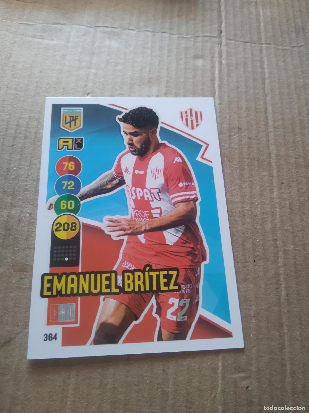 Cromos de F&uacute;tbol: 364 EMANUEL BRITEZ UNION CROMO FUTBOL ARGENTINO PANINI LIGA ARGENTINA 2021 ADRENALYN