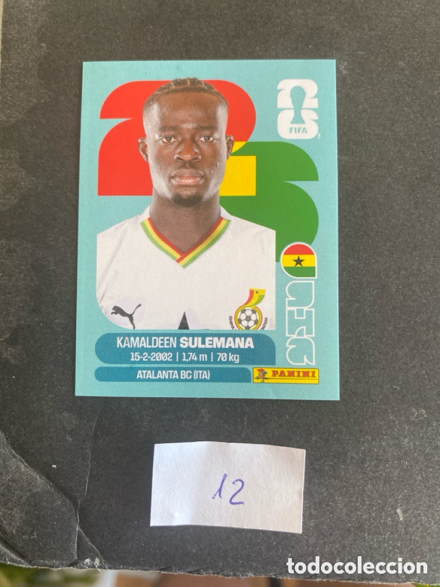 Cromos de F&uacute;tbol: Cromo Ghana Mundial 2026 N* 12 nuevo