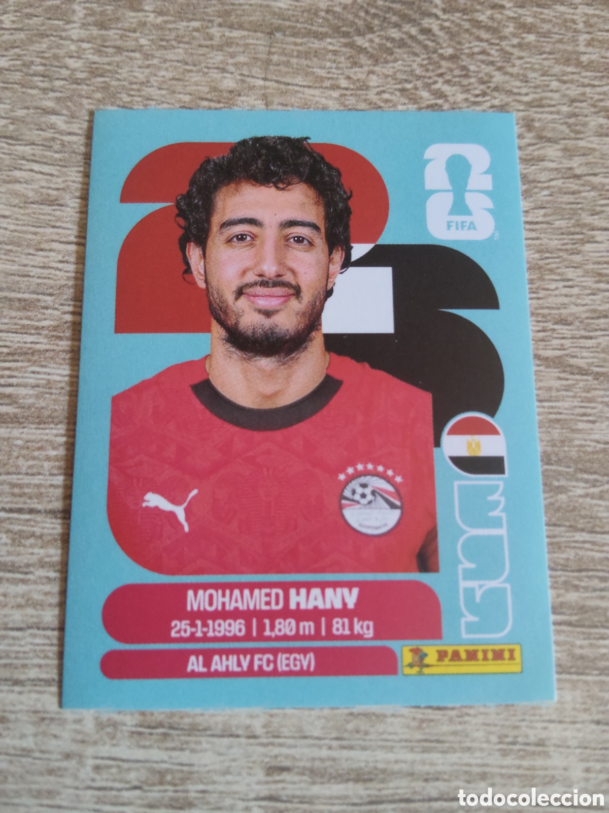 Cromos de F&uacute;tbol: Panini mundial 2026 EGY 3 Mohamed Hany Egipto