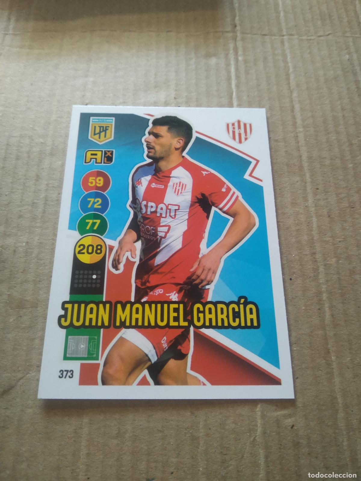 Cromos de F&uacute;tbol: 373 JUAN MANUEL GARCIA UNION CROMO FUTBOL ARGENTINO PANINI LIGA ARGENTINA 2021 ADRENALYN