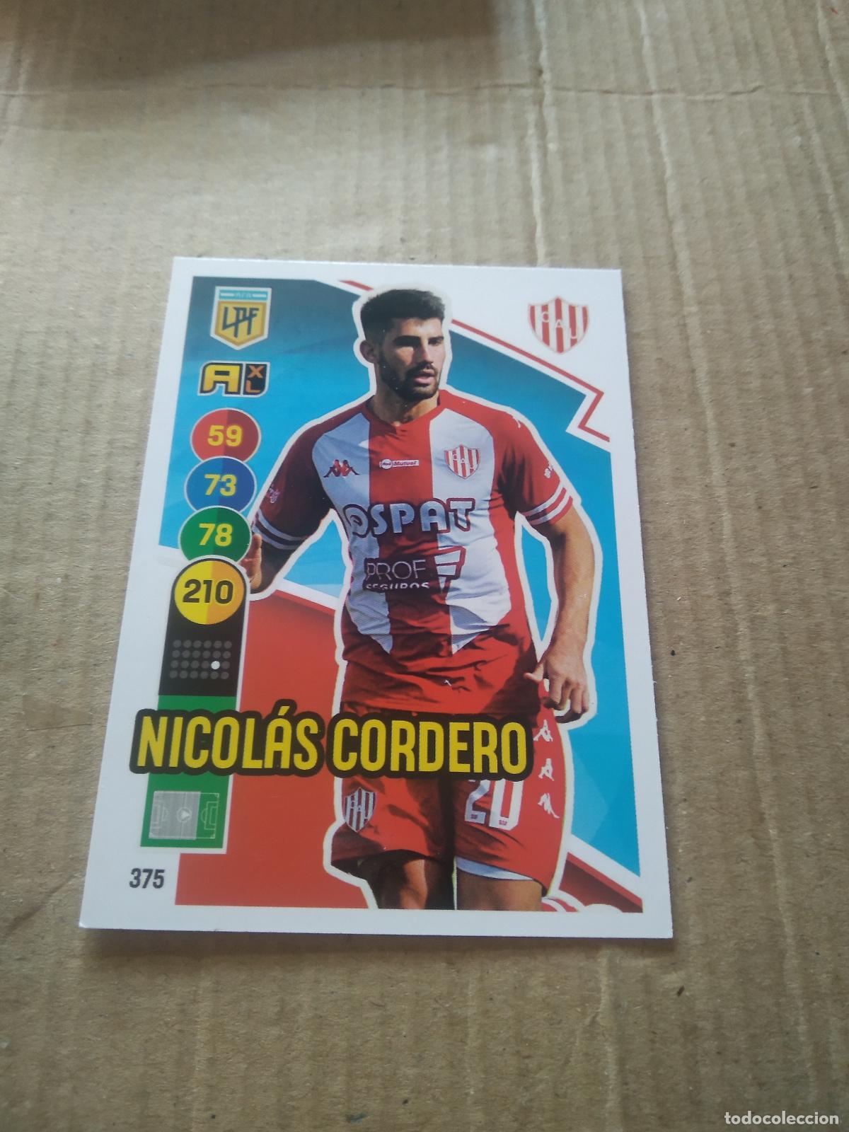 Cromos de F&uacute;tbol: 375 NICOLAS CORDERO UNION CROMO FUTBOL ARGENTINO PANINI LIGA ARGENTINA 2021 ADRENALYN