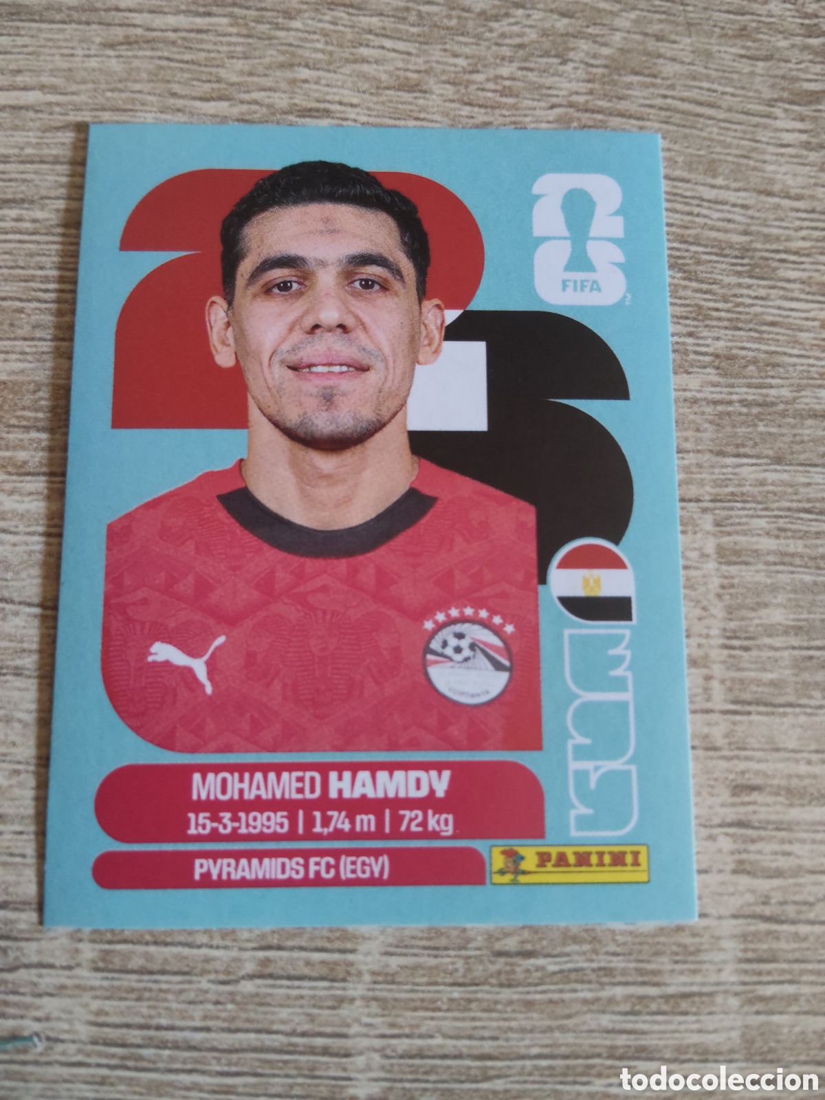 Cromos de F&uacute;tbol: Panini mundial 2026 EGY 4 Mohamed Hamdy Egipto