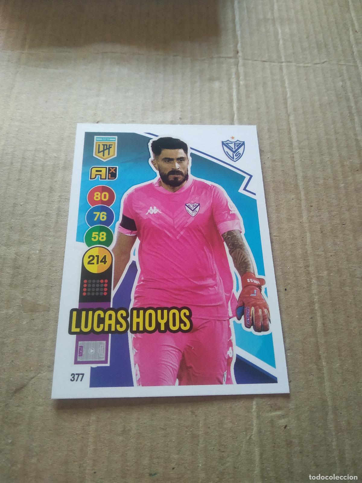 Cromos de F&uacute;tbol: 377 LUCAS HOYOS VELEZ CROMO FUTBOL ARGENTINO PANINI LIGA ARGENTINA 2021 ADRENALYN