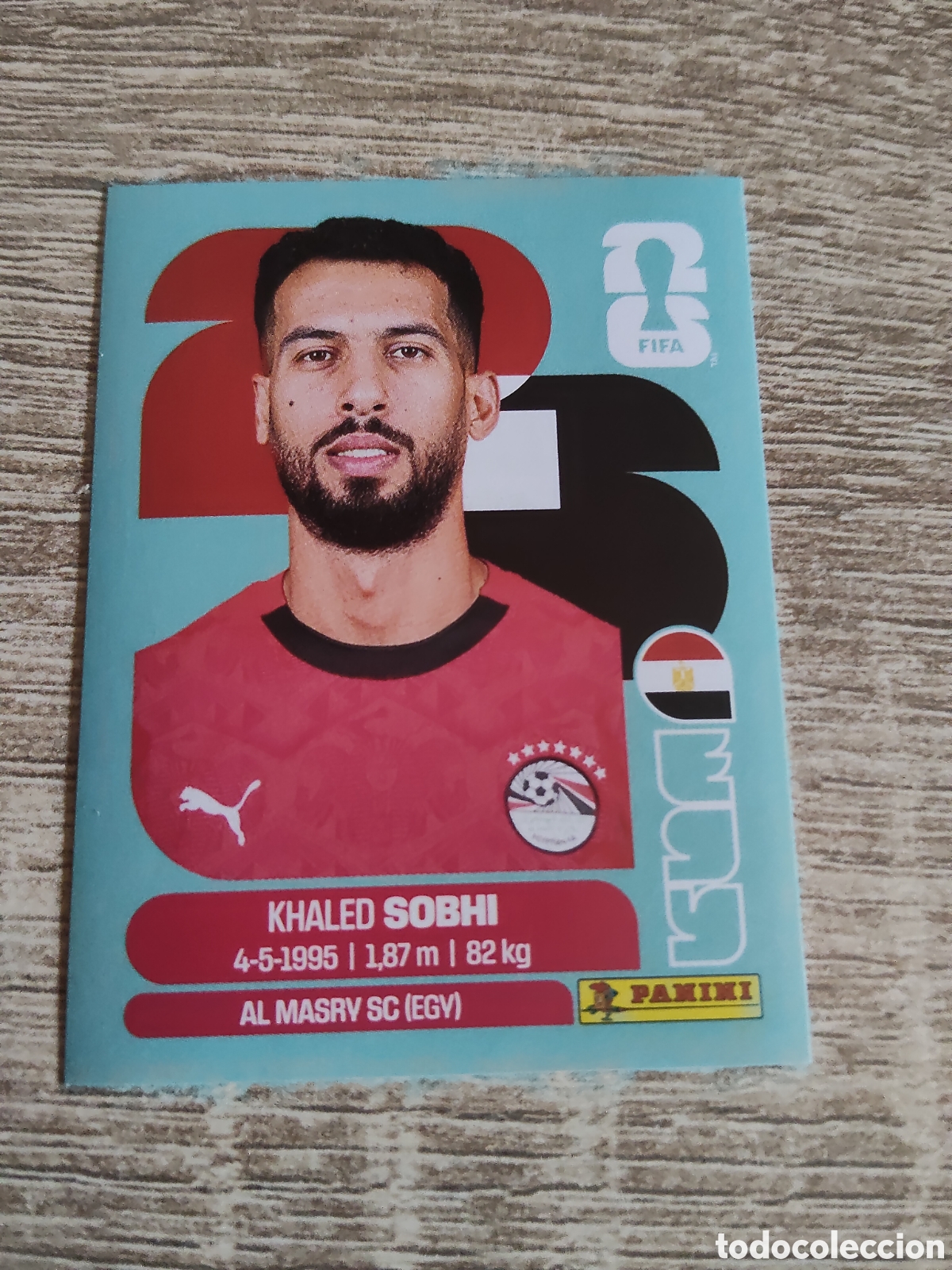 Cromos de F&uacute;tbol: Panini mundial 2026 EGY 6 Khaled Sobhi Egipto