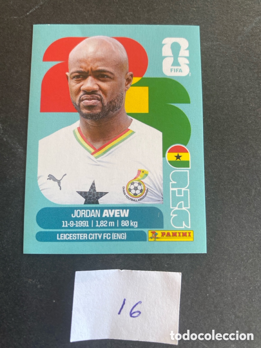 Cromos de F&uacute;tbol: Cromo Ghana Mundial 2026 N* 16 nuevo