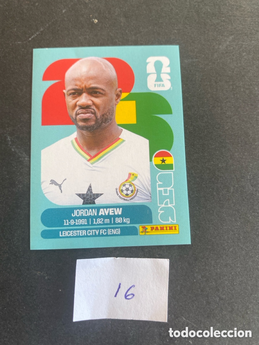 Cromos de F&uacute;tbol: Cromo Ghana Mundial 2026 N* 16 nuevo