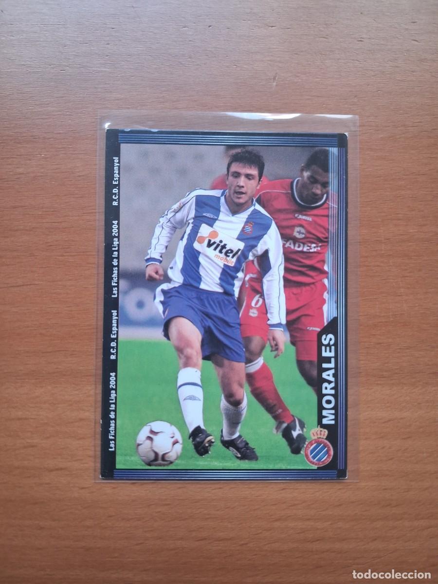 Cromos de F&uacute;tbol: Fichas de la Liga de Mundicromo 2003 2004 03 04 RCD Espanyol 447 Morales