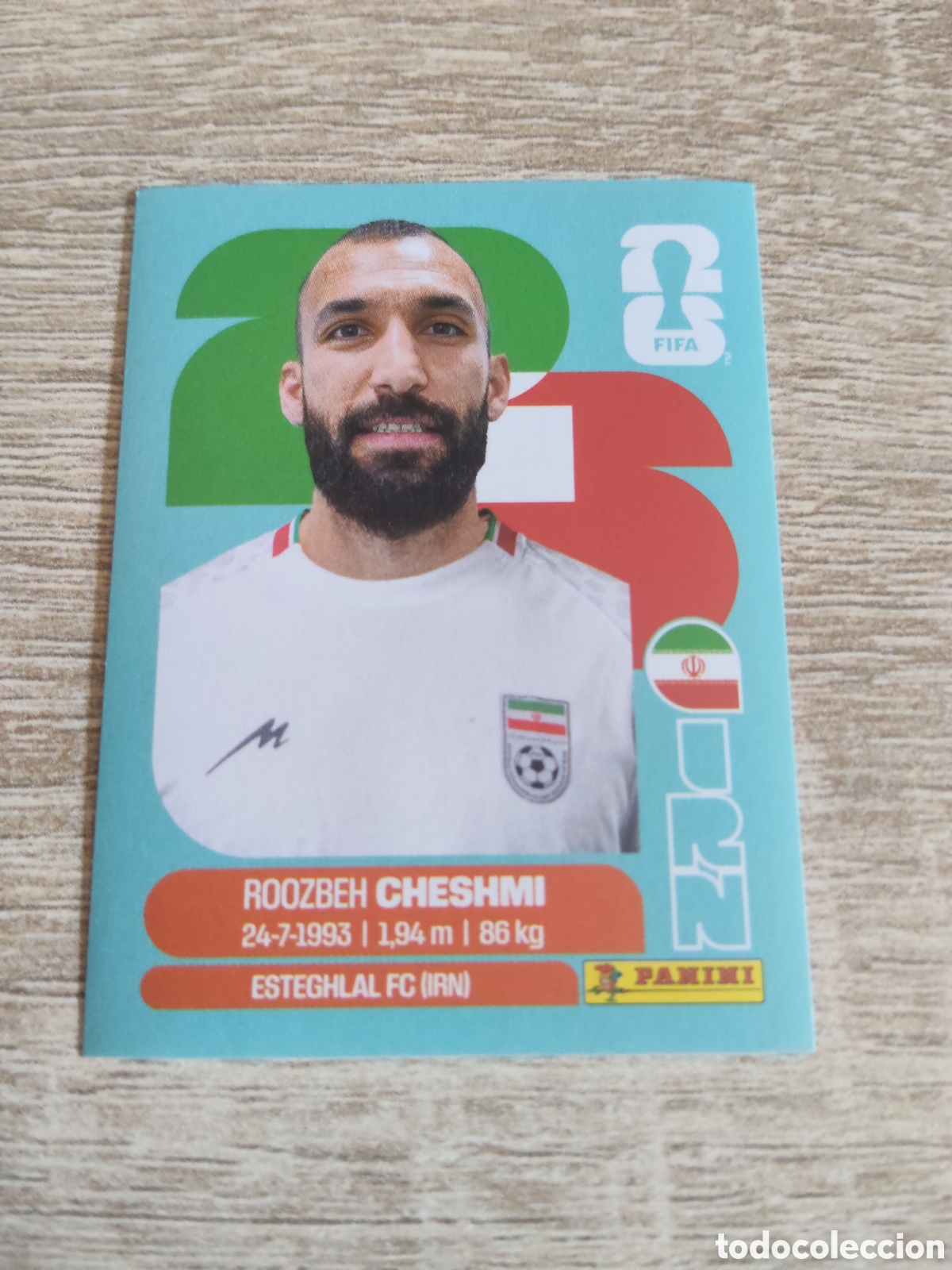 Cromos de F&uacute;tbol: Panini mundial 2026 IRN 15 Roozbeh Cheshmi Ir&aacute;n