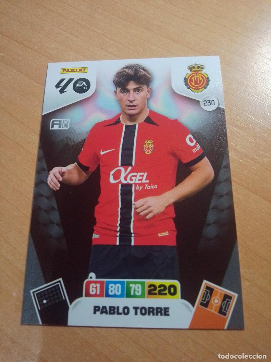 Cromos de F&uacute;tbol: 230 PABLO TORRE DEL MALLORCA 25 26 ADRENALYN XL 2025 2026 NUEVO