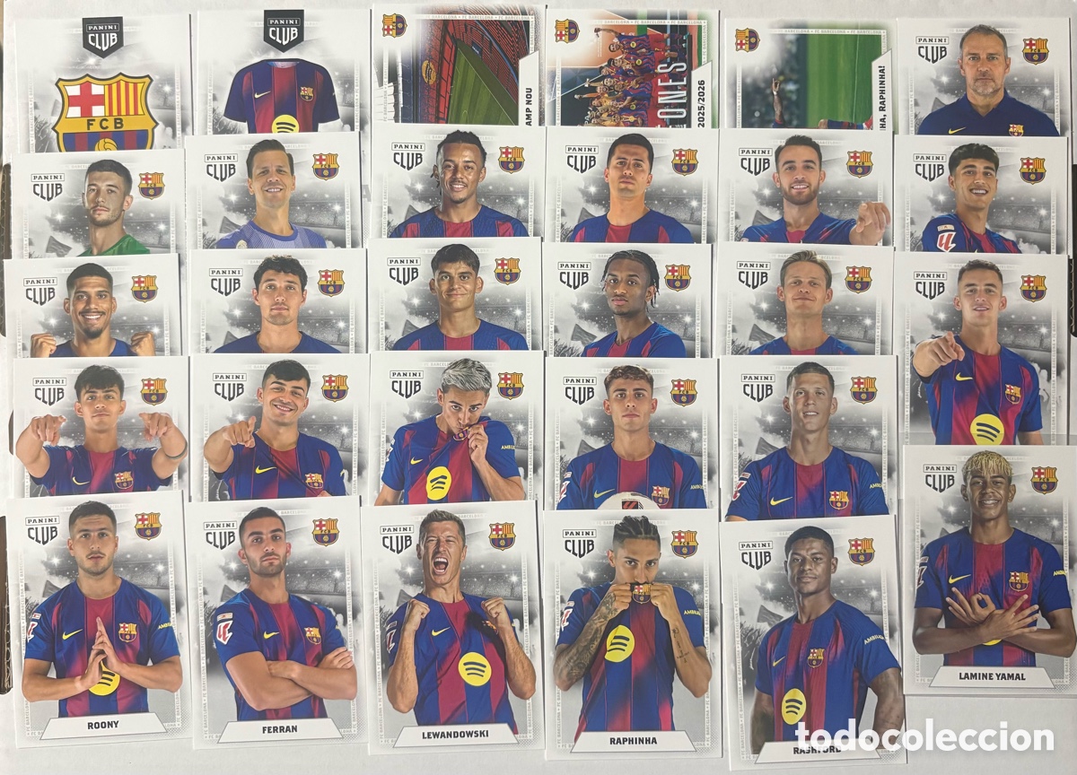 Cromos de F&uacute;tbol: Set Completo ADN - Panini Club FC Barcelona