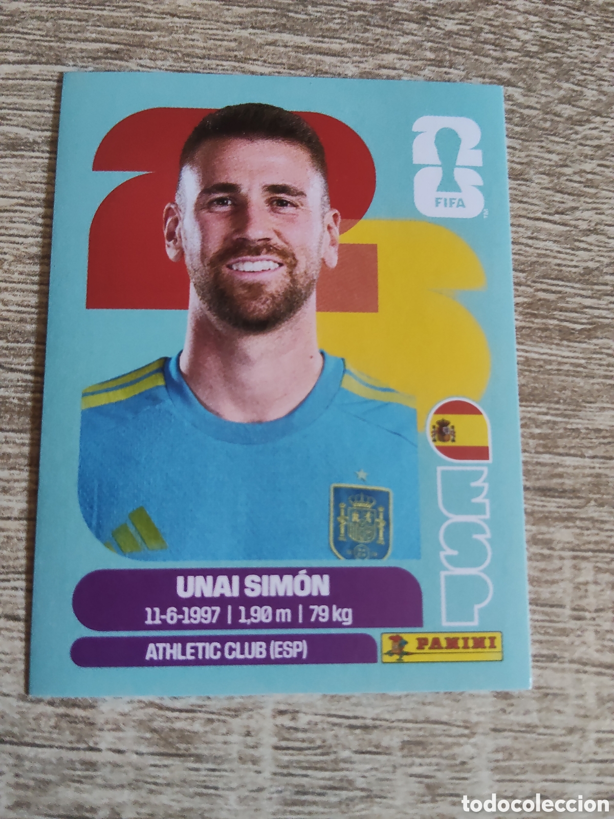 Cromos de F&uacute;tbol: Panini mundial 2026 ESP 2 Unai Simon Espa&ntilde;a