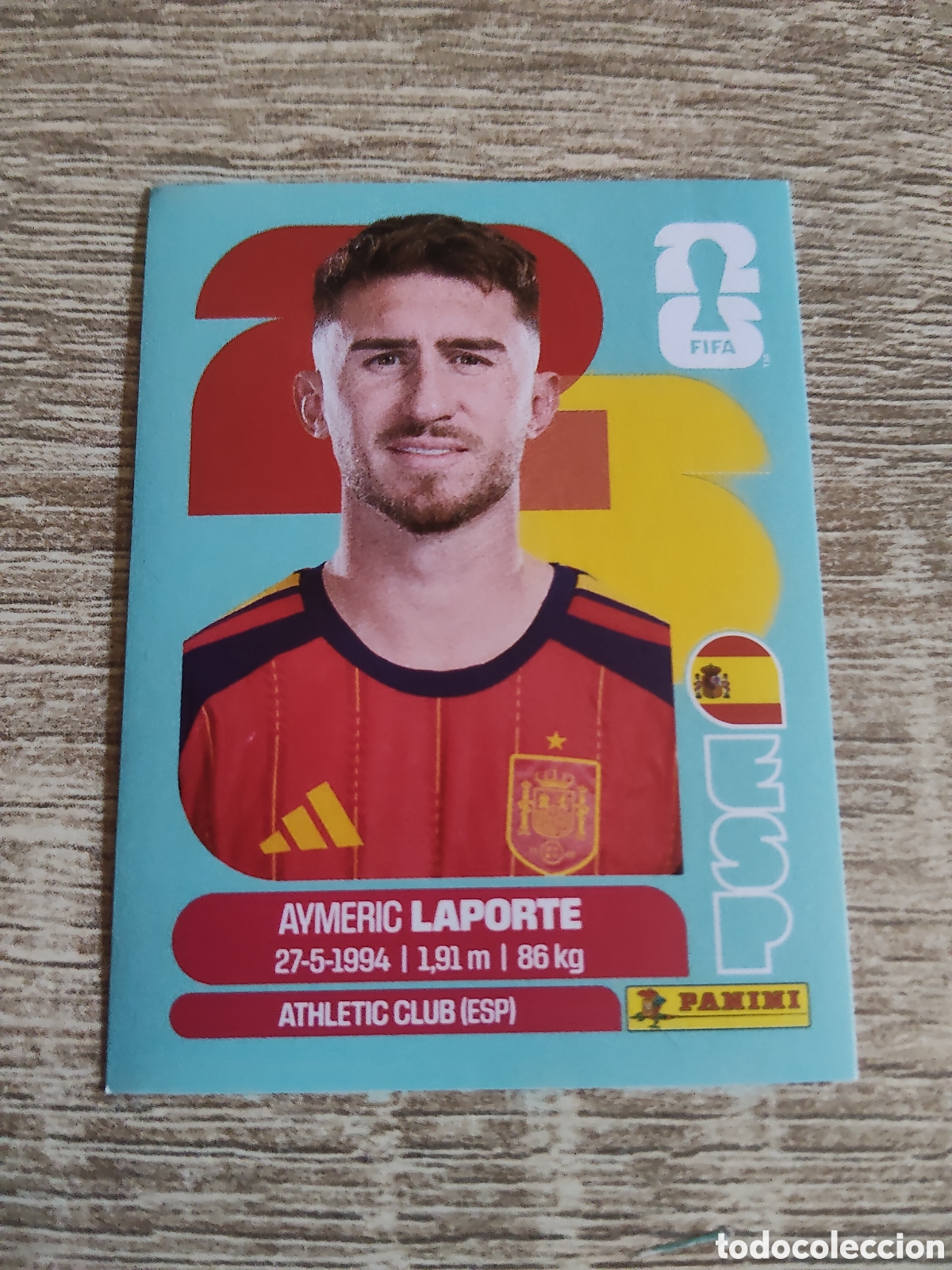 Cromos de F&uacute;tbol: Panini mundial 2026 ESP 4 Aymeric Laporte Espa&ntilde;a