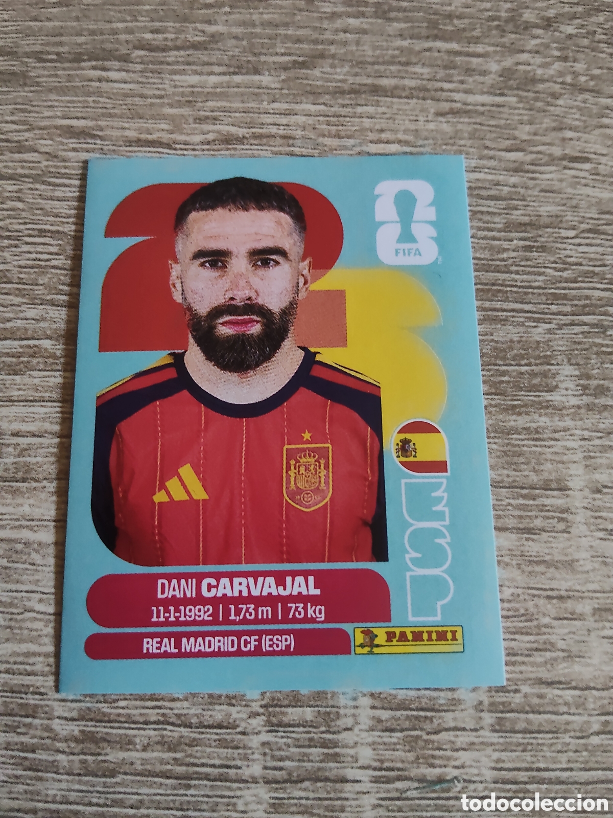 Cromos de F&uacute;tbol: Panini mundial 2026 ESP 7 Dani Carvajal Espa&ntilde;a