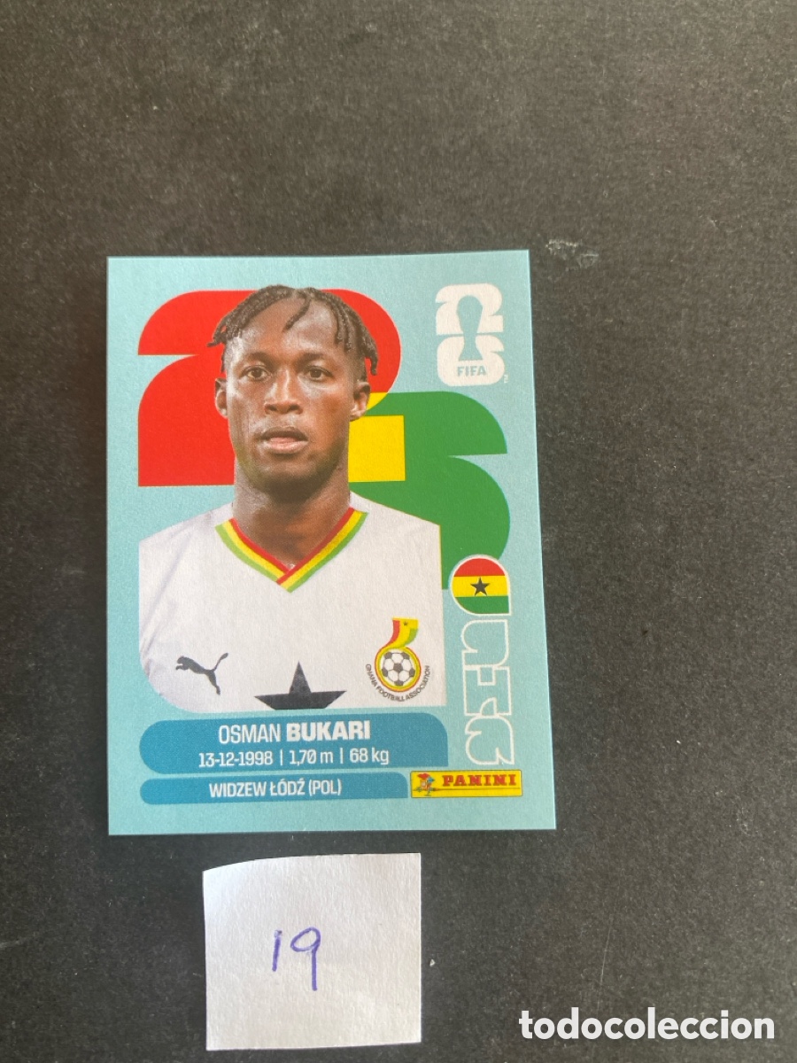 Cromos de F&uacute;tbol: Cromo Ghana Mundial 2026 N* 19 nuevo