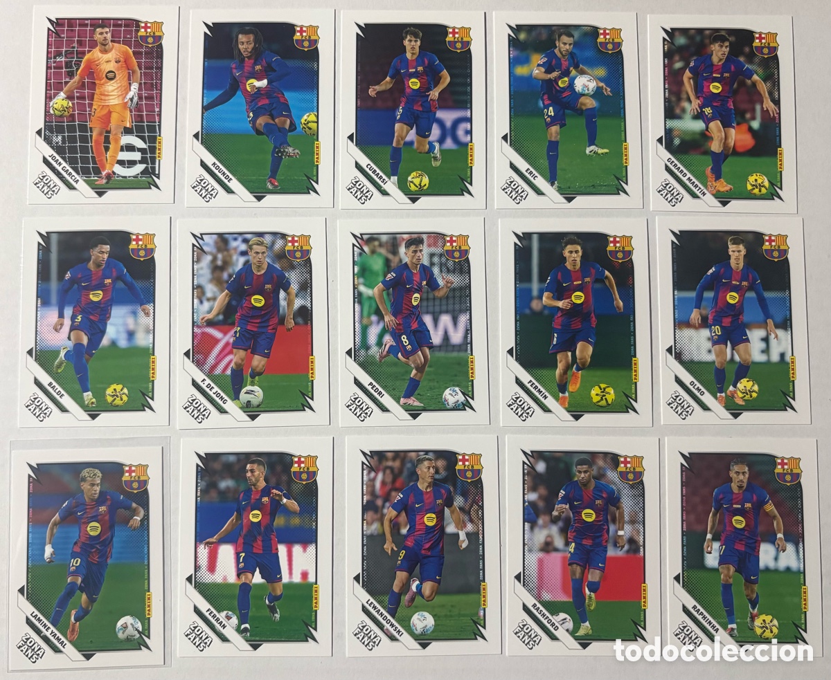 Cromos de F&uacute;tbol: Set Completo Zona Fans - Panini Club FCBarcelona
