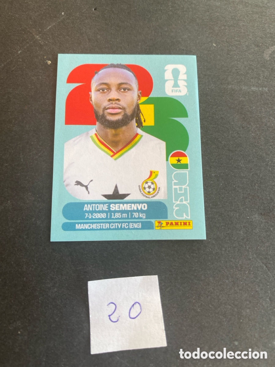 Cromos de F&uacute;tbol: Cromo Ghana Mundial 2026 N* 20 nuevo