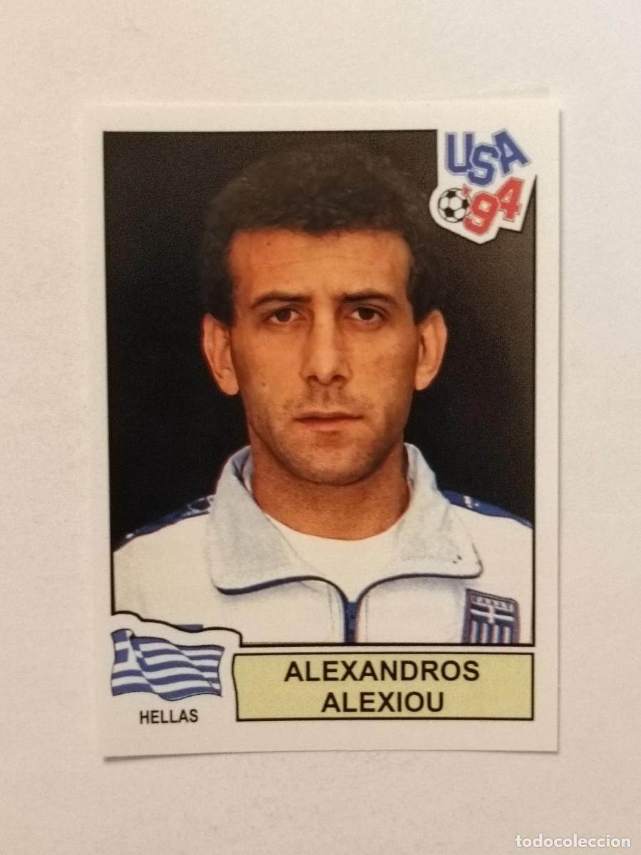 Football Stickers: ALEXANDROS ALEXIOU (GRECIA) MUNDIAL USA 94 PANINI