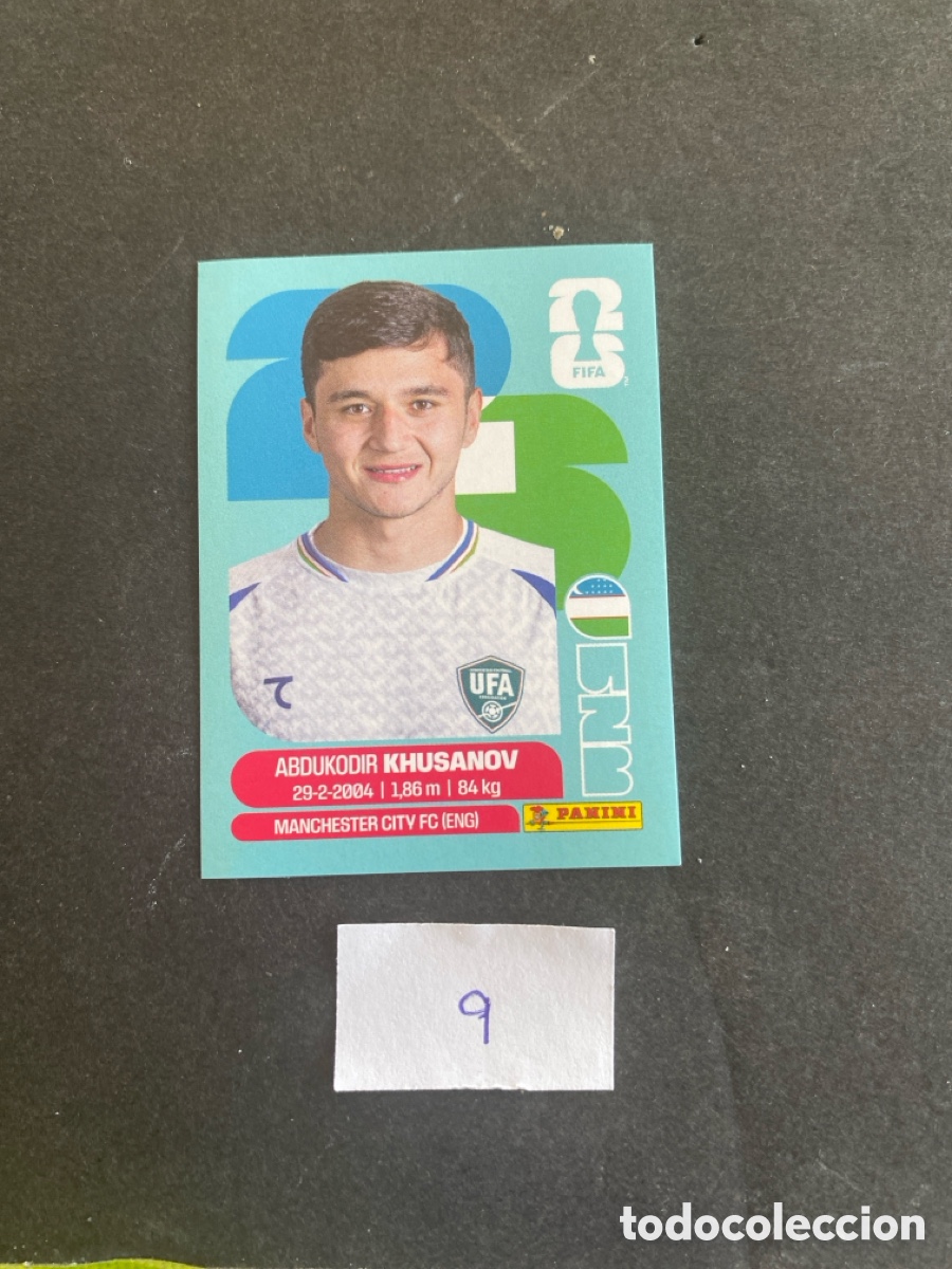 Football Stickers: Cromo Uzbekist&aacute;n Mundial 2026 N* 9 nuevo