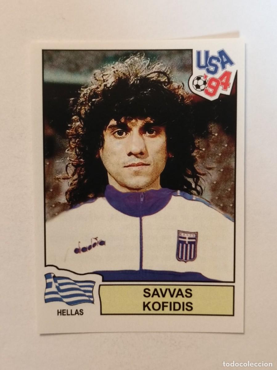 Football Stickers: SAVVAS KOFIDIS (GRECIA) MUNDIAL USA 94 PANINI