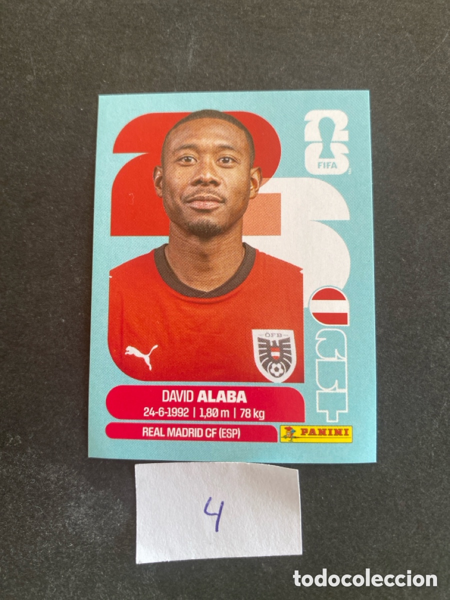 Football Stickers: Cromo Austria Mundial 2026 N* 4 nuevo