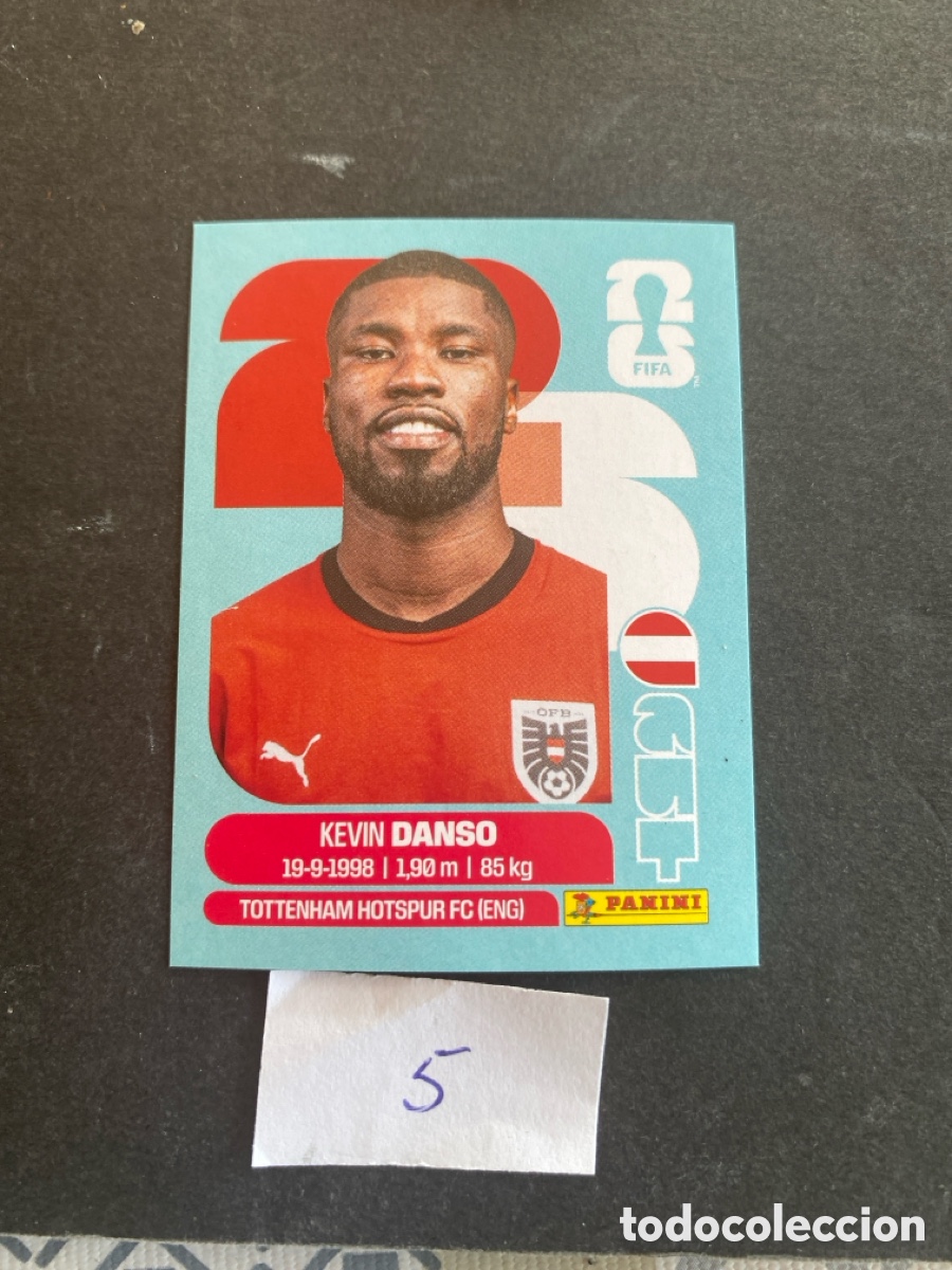 Football Stickers: Cromo Austria Mundial N* 5 nuevo