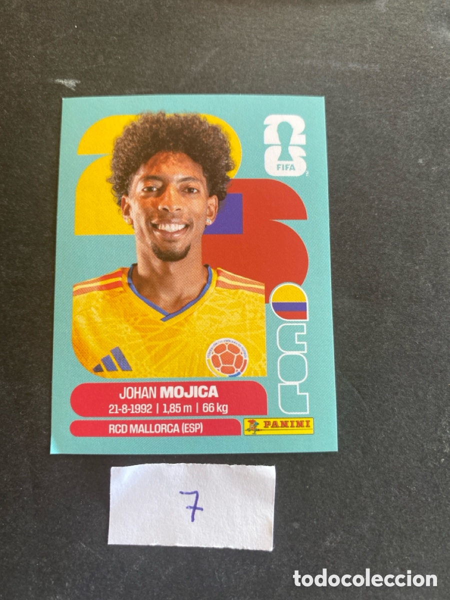 Cromos de F&uacute;tbol: Cromo Colombia Mundial 2026 N* 7 nuevo