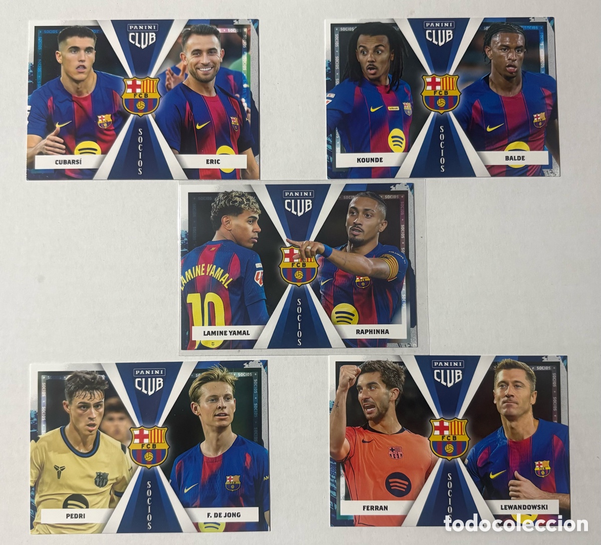 Cromos de F&uacute;tbol: Set completo SOCIOS de Panini Club FC Barcelona