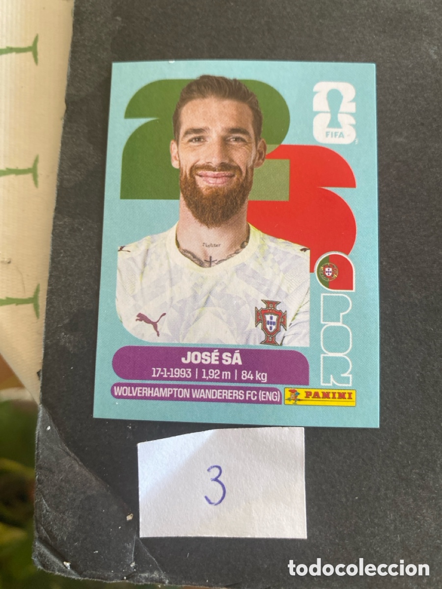 Cromos de F&uacute;tbol: Cromo Portugal Mundial 2026 N* 3 nuevo