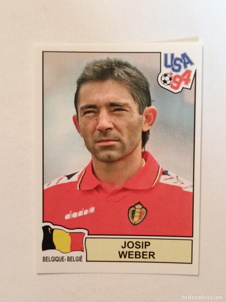 Cromos de F&uacute;tbol: JOSIP WEBER (BELGICA) MUNDIAL USA 94 PANINI